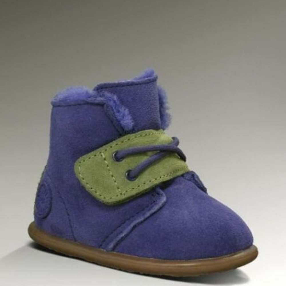 UGG Australia Infant Baby Size 6 - 12 Months Blue Lil Chuck Boot